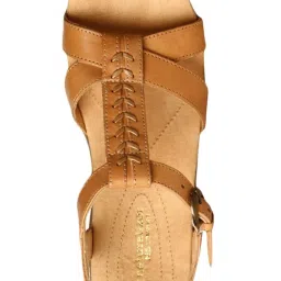 Naturalizer Women's Wesile Beige T-Strap Wedges image 4