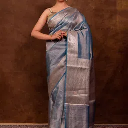 KALINI Zari Tissue Banarasi Saree-picture-12