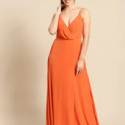 DODO & MOA Orange Maxi Dress-picture-33