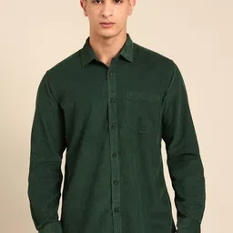CAVALLO by Linen Club Men Contemporary Slim Fit Opaque Casual Shirt-image-18