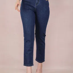 Crimsoune Club Women Straight Fit Stretchable Jeans-picture-34