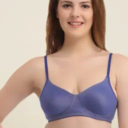 Clovia Blue Non Padded T Shirt Bra-image-28