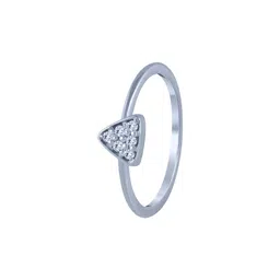 p.c. chandra jewellers 18k (750) White Gold and Diamond Ring for Women image 1