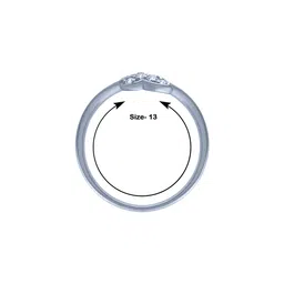 p.c. chandra jewellers 14k (585) White Gold and Diamond Ring for Women image 4