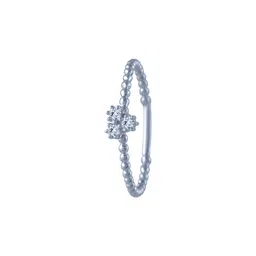 p.c. chandra jewellers 18k (750) White Gold and Diamond Ring for Women image 1