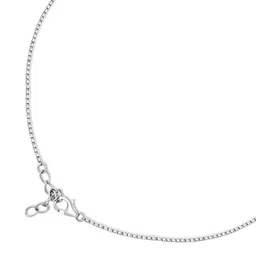 zavya 925 Sterling Silver Cubic Zirconia Infinity Rhodium Plating Chain Anklet (Single) | Gift for Women & Girls | With Certificate of Authenticity & 925 Stamp|Mother's Day image 4