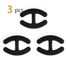 uxcell Bra Shoulder Strap Clips Buckles Bra Strap Anti-Slip Buckles Straps for Women Black-1 H Shape image 2
