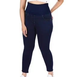 dermawear Women Stretchable High Waist Regular Fit Shapewear Denim Jeans image 1