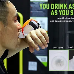 Toriox Portable Mini Wrist Water Bottles Sports Water Bottle Creative Fluorescent Color Handheld Water Bottle Outdoors Running Cycling Climbing and Gym Outdoor Activity image 5