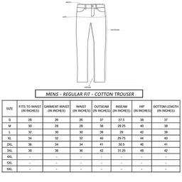 bewakoof Men's Regular Fit Cotton Trousers image 5