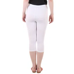 diaz Capri for Women Combo Pack of 2 Black-White image 5