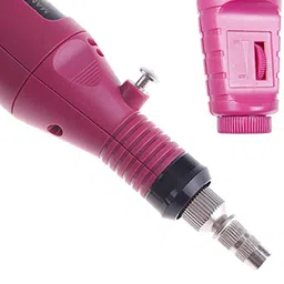 Diy Crafts Manicure Pedicure Drill Sander Pen Nail Art Grinder With Multi Sanding Bits and Power Adapter, # 5, Nail Art Drill (Multicolor) image 5