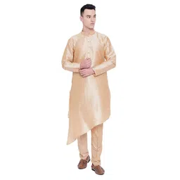 sg rajasahab Men Sherwani Set (UP-12375-NAVY-36) image 4