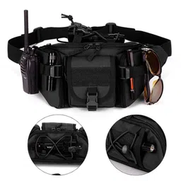 sukhad Waist Bag Tactical Military Waist & Chest Bag Pouch, 37 X 3 X 16 CM, Black image 5