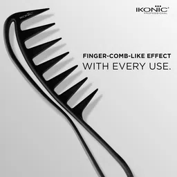 Ikonic Professional Wide Tooth Comb for Hair Styling & Colouring – Heat & Chemical Resistant, Anti-Static, Detangling, Frizz-Free – Ideal for Personal Use, Salons, Beauty Parlours & Spas image 4