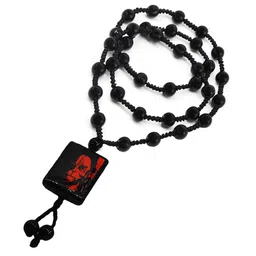 m men style Religious Bajrang Bali Hanuman Cotton Dori, Crystal Orange, Black SMa00010020 image 2