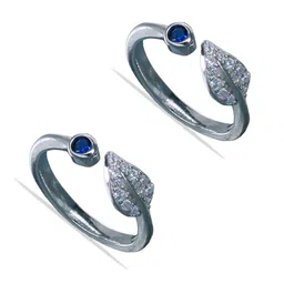 taraash 925 Sterling Silver Toe Ring For Women image 1