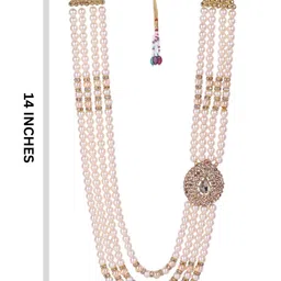 jiyanshi fashion Groom Sherwani Mala With Brooch Combo image 3