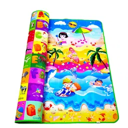 Skylofts Waterproof Double Side Playmat for Babies Crawling Mat for Kids Picnic Baby Mat/Playmat for Kids (Large Size Random Print) with Zip Bag (120 cm x 180cm) (6 feet *4feet) image 4