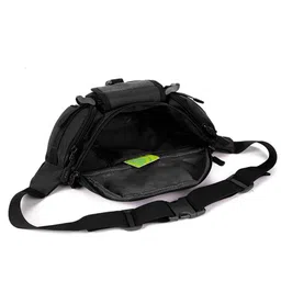 sukhad Waist Bag Tactical Military Waist & Chest Bag Pouch, 37 X 3 X 16 CM, Black image 2