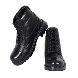 blinder Men's Lace-Up Leather Boots Combat image 3