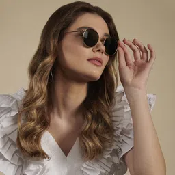 vincent chase eyewear By Lenskart | Full Rim Round Sunglasses| Polarized And 100% UV Protected | Men & Women | Medium | VC S13112 image 5