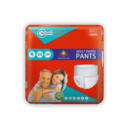 Medimaf By Mafatlal Adult Diaper Pant style - 30 Count Extra Large 90-125 cms (35-49"), Size XL, unisex,dual pad, leakproof, elastic waist, wetness indicator & Extra absorbency, Pack of 3 image 2