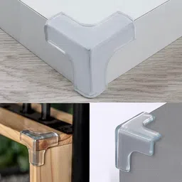 freeboot Corner Protectors Safety Corner Protectors for Baby Transparent Corner Protectors for Covering Sharp Furniture and Table Corners-T (1) (1) image 3