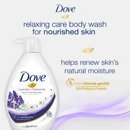 Dove Lavender & Chamomile Go Fresh Body Wash with Relaxing Floral Scent, 1L image 4
