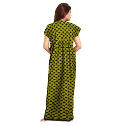 trendy fab Women's Rayon Maxi Floor Length Dress (ComboFR_9253, Multicolor, Free Size) - Pack of 2 image 3