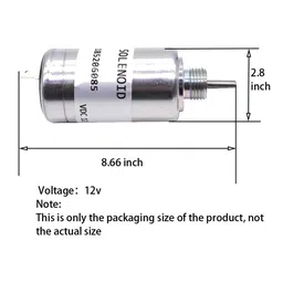 wflnhb 185206085 Fuel Shut Off Solenoid 12v Stop Solenoid Valve Fit for Perkins 100 series Engine and Case Holland image 5
