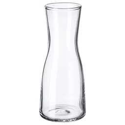 IKEA TIDVATTEN Vase, Clear Glass, 14 cm (5 ½ ") image 1