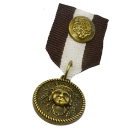 sullery Medal Shape Ribbon Military Badge Brooch image 2