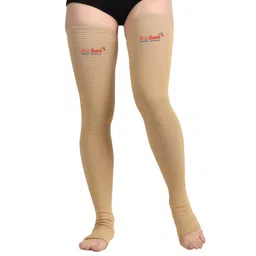 AccuSure Varicose Vein Stockings (Anatomical Shape,Easy to use, Non Slippagen, Durable)-Thigh Length for Varicose Veins Can Be Used By Men & Women (XL) image 2