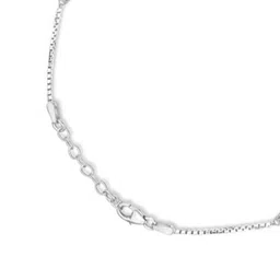 zavya 925 Sterling Silver Dark Allure Black Beads Rhodium Plated Women's Elegant Anklet (Pair) | Gift for Women and Girls | With Certificate of Authenticity and 925 Hallmark image 5
