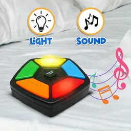 Wembley Memory Game Light Toy Handheld Puzzle for Kids Interactive Educational Toys with Lights and Sounds 30-Level Brain Challenge Helps Focus Birthday Gift for Boys Girls Ages 3 4 5 6 7+ image 3