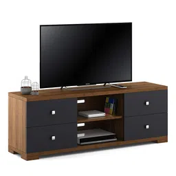 Spacewood Wall Unit | Astron 150 | 3 Year Warranty |Wall Unit Freestanding, TV Unit | Medium Size | Engineered Wood |Modern Design| Walnut Bronze image 4