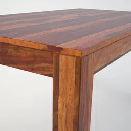 WOODBONE Solid Sheesham Wood 6 Seater Dining Table with 6 Chair for Living Room | Sheesham Wood Dining Set | Hotel Restaurant Dining Set | 6 Seater Dining Set (6 Seater Dining, Honey) image 4