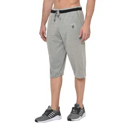 Cotton Blended Regular Fit 3/4th Capri for Men-B5518 image 1
