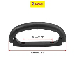 tumery Repair Replacement Luggage Pull Handle Suitcase Trolley Bag Suitcases Handle for Luggage Parts Black (1 Pcs Handle) image 3