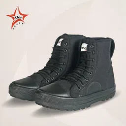 unistar High Ankle Trekking Ridding Men's Boots | Anti Skid Sole with Mild Waterproof Protection image 2
