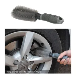 foxelli Car Wheel Hub Brush Wheel Tire Rim Scrub Brush Hub Clean Wash Useful Brush Tire Cleaning Brush Brush for Cleaning Car Truck Motorcycle Bike Washing Cleaning Tool Random Colors (Hum Cleaner Brush) image 5