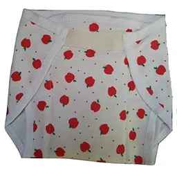 Lappu Cotton Hosiery Padded Baby Nappies Langot Reusable Diaper Nappy -Pack of 5 (White, 6-12 months) image 2