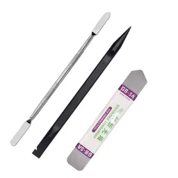 Vadda Bai 3 Pcs Opener Pry Tools Kit with 1 Double Sided Metal Spudger, Flat Spudger and Non-Conductive Nylon Spudger For Smartphone, Tablet, Laptop, LCD Display opening and Disassemble image 1