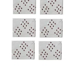 generic OJ Plain Small Oval Shape Maroon Color Tikali Sticker Bindi Bindiya Tikka Giftable Forehead Skin Friendly Glue Traditional For Womens & Girls Pack of 6 Size -1 image 1