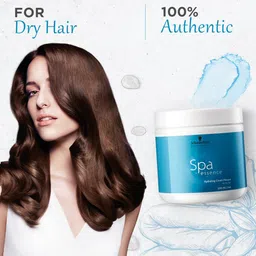 Schwarzkopf Professional Spa Essence Hydrating Masque, 500 Ml & Professional Spa Essence Nourishing Conditionerfor Dry Hair Type, 1000 Ml image 4