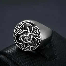 yellow chimes Rings for Men and Boys | Silver Rings for Men | Stainless Steel High Polished Ring | Accessories Jewellery for Men | Birthday Gift for Men and Boys Anniversary Gift for Husband image 2
