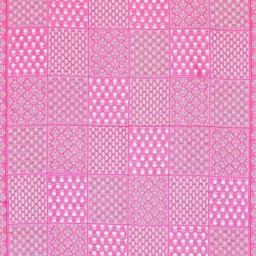 Lali Prints Pink & White Geometric 180 TC Queen Bedsheet with 2 Pillow Covers image 2