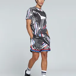 PUMA Motorsport Men Striped Printed Shorts image 5