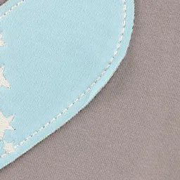 Ollypop Cotton Lycra Full Sleeves Sweatshirt Heart Print - Grey image 4